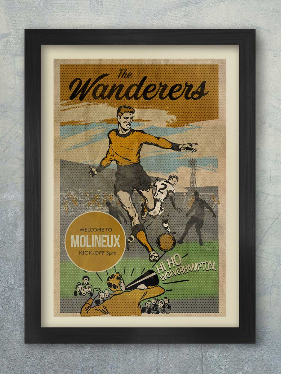 The Wanderers, Wolverhampton Wanderers - Football Print