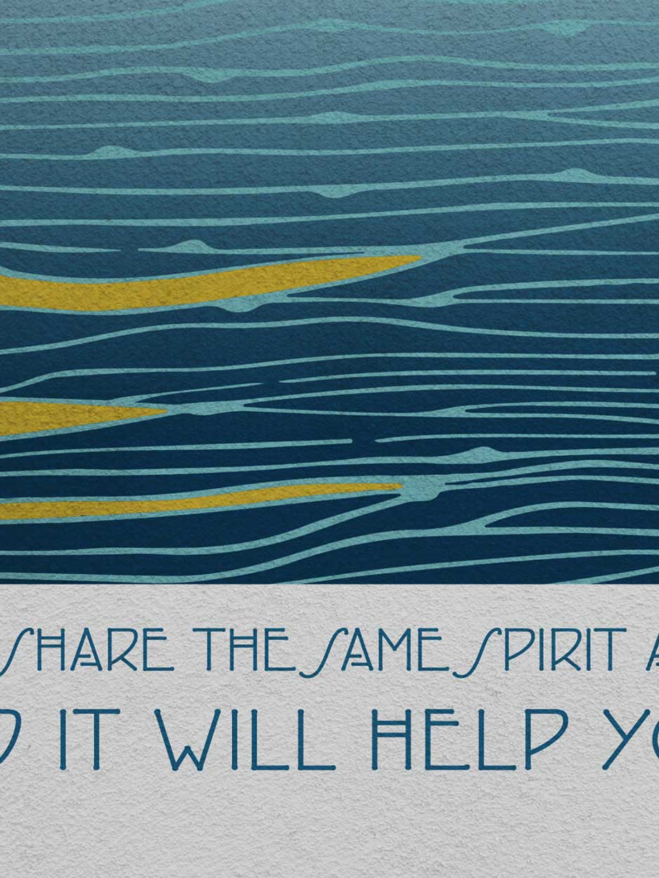 The Water is Your Friend - Swimming Print