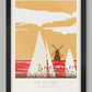 The Broads National Park - Poster Print. Established in 1989, the Broads takes in wetlands in both Norfolk and Suffolk.