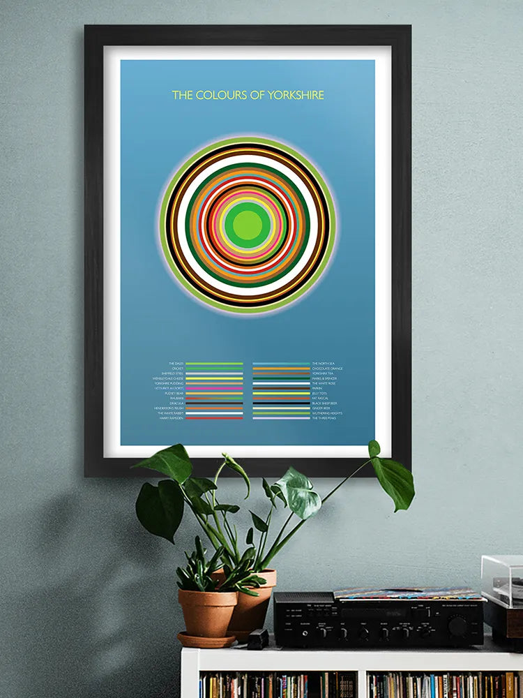 The Colours of Yorkshire Print