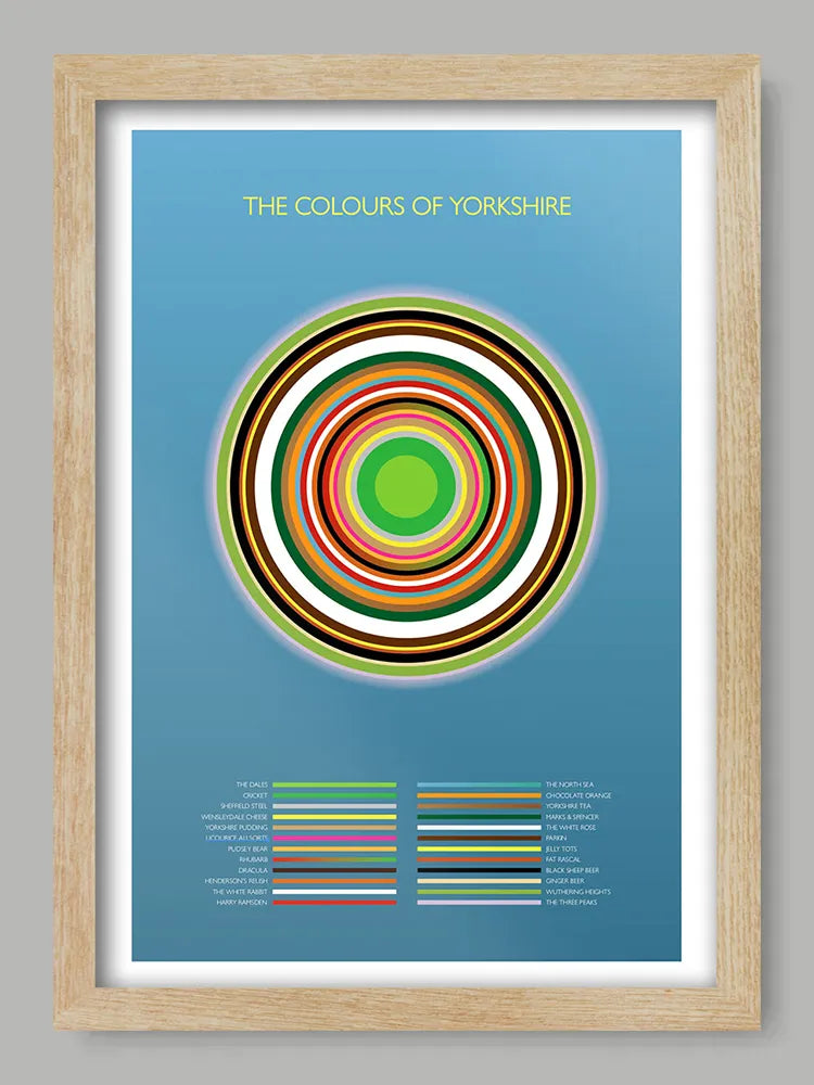 The Colours of Yorkshire Print