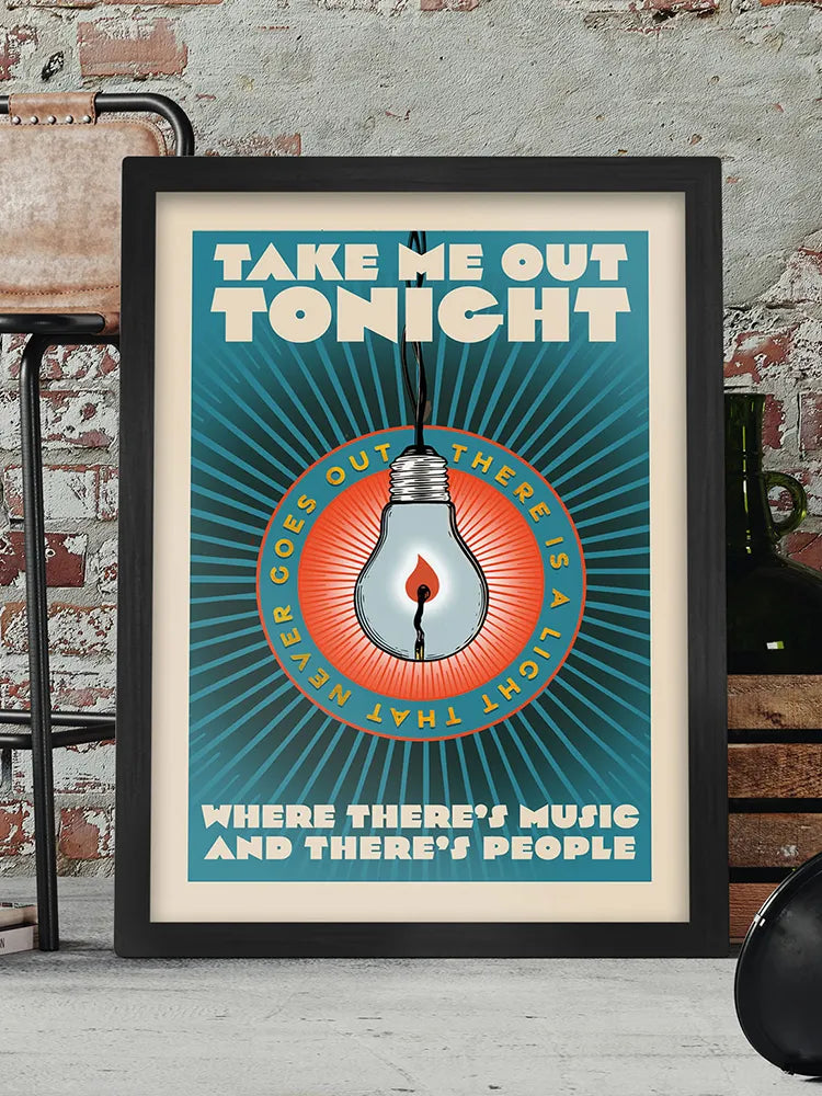 There is a Light - Music Print