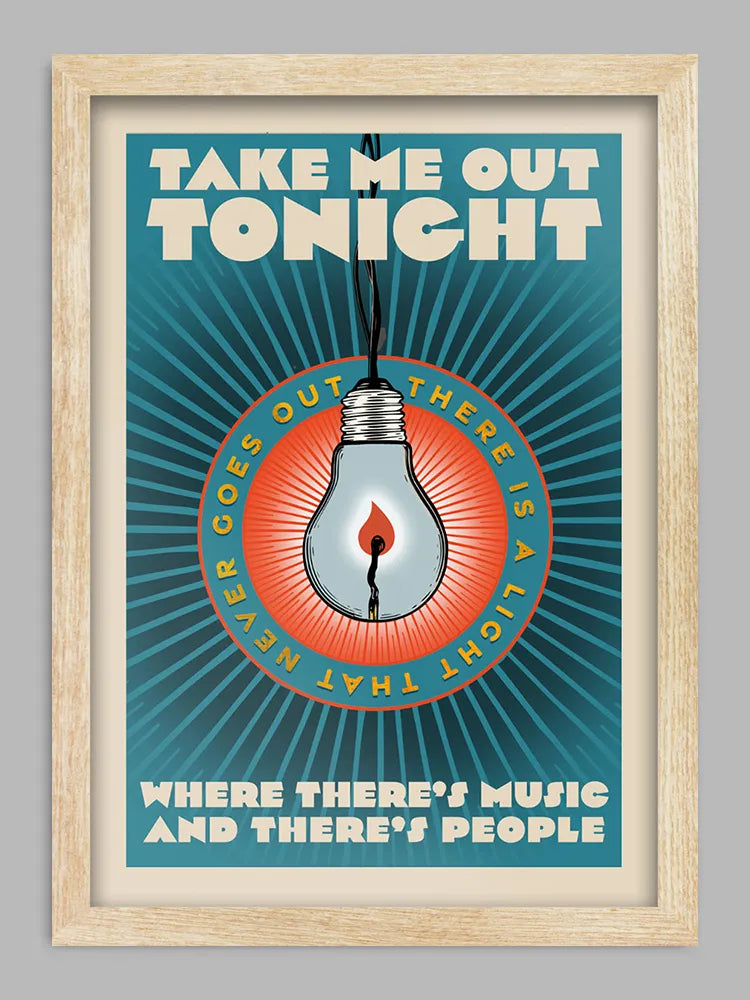 There is a Light - Music Print