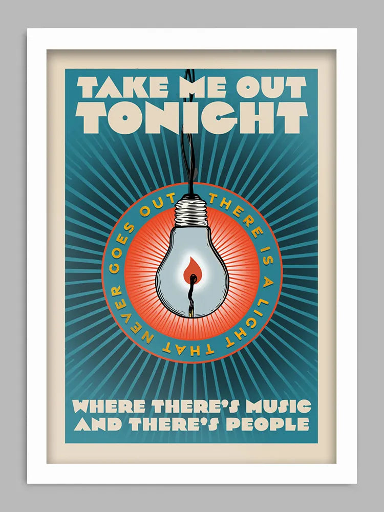 There is a Light - Music Print