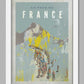 Tour De France Retro Cycling Poster Print - Vintage Blue