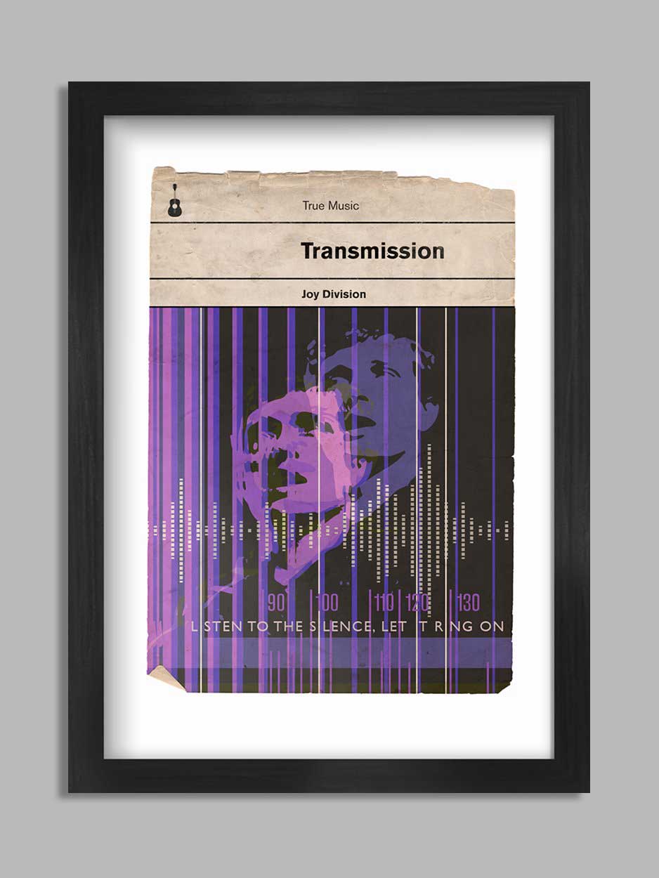 Transmission - Joy Division Music Print