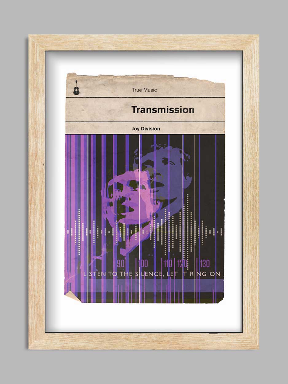 Transmission - Joy Division Music Print