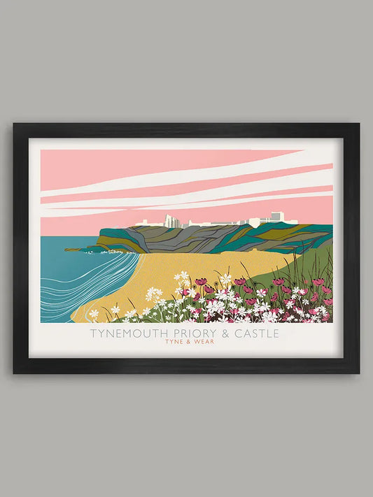 Tynemouth Priory & Castle - Poster Print