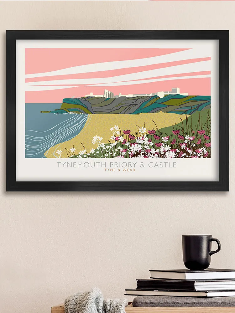 Tynemouth Priory & Castle - Poster Print