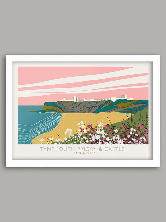 Tynemouth Priory & Castle - Poster Print