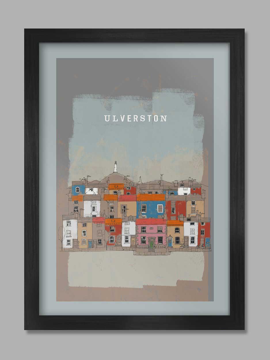 Ulverston Street Scene Print