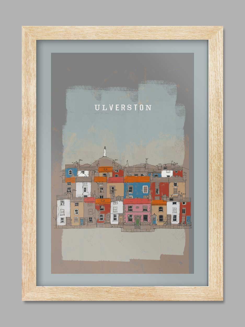 Ulverston Street Scene Print