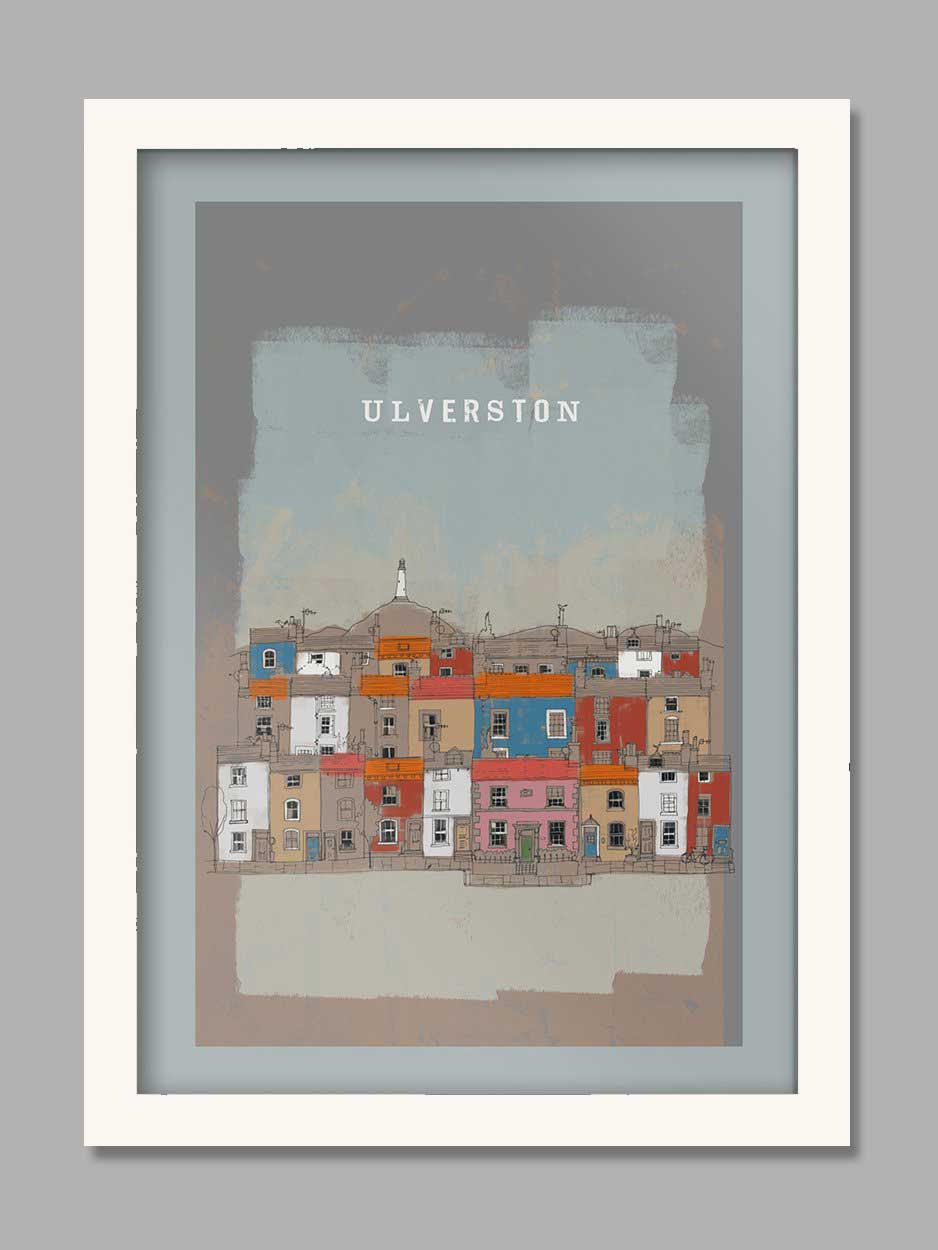 Ulverston Street Scene Print