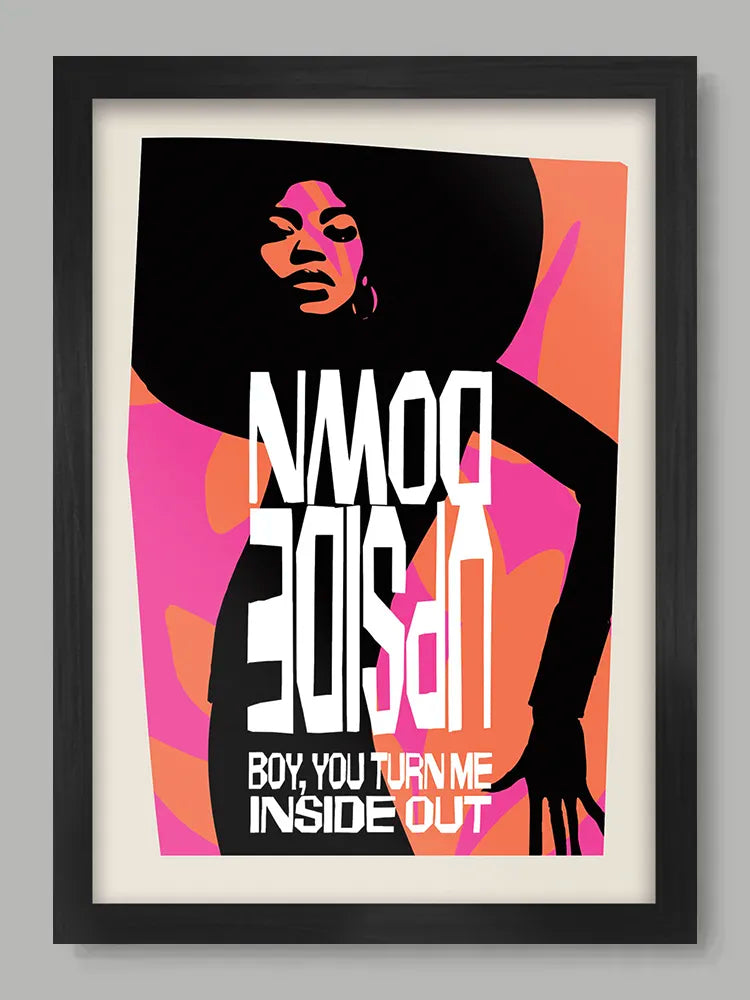 Upside Down - Music Poster Print