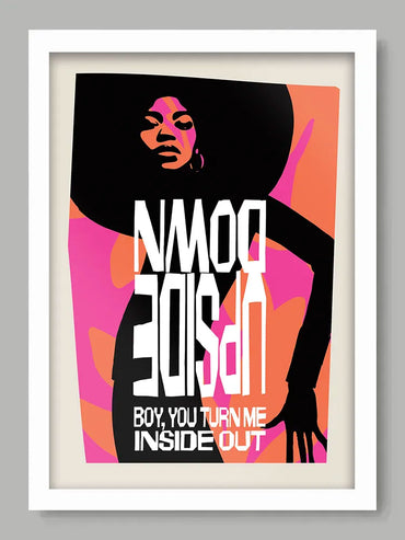 Upside Down - Music Poster Print