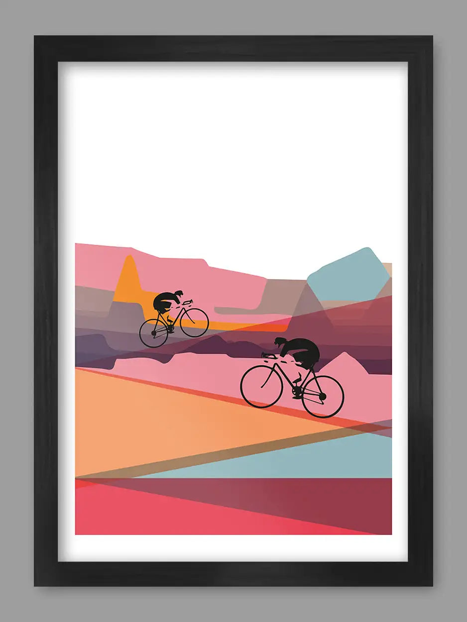 Up, Up & Away - Cycling Print