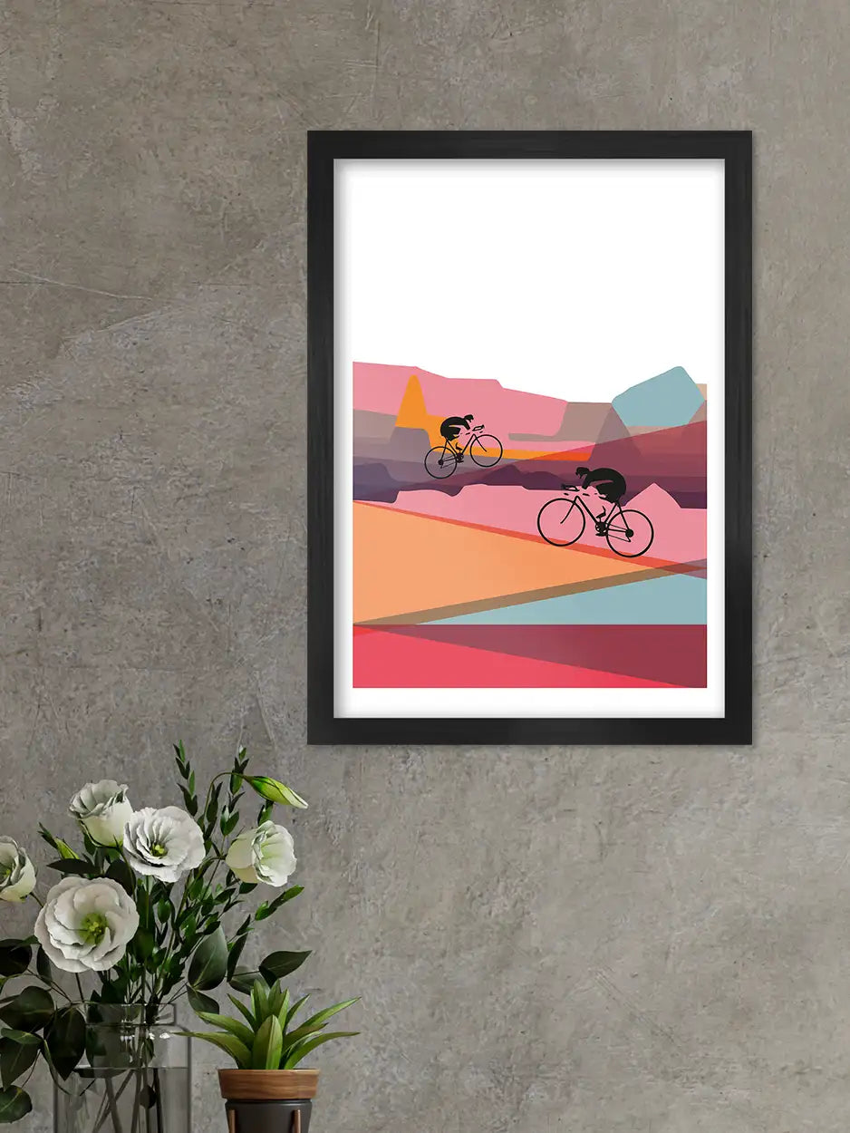 Up, Up & Away - Cycling Print