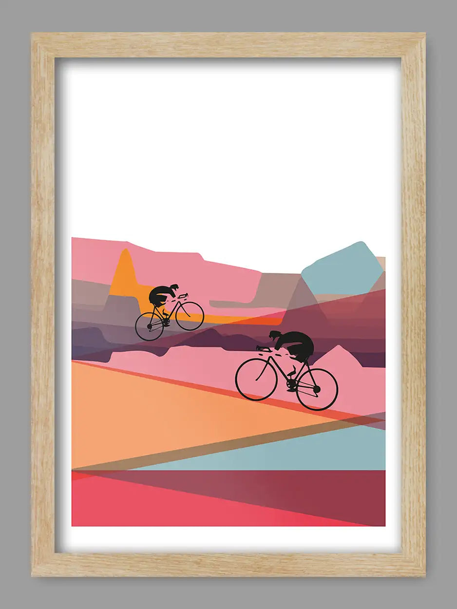 Up, Up & Away - Cycling Print