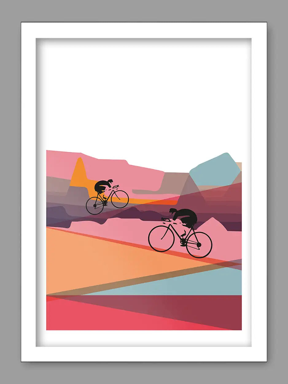 Up, Up & Away - Cycling Print