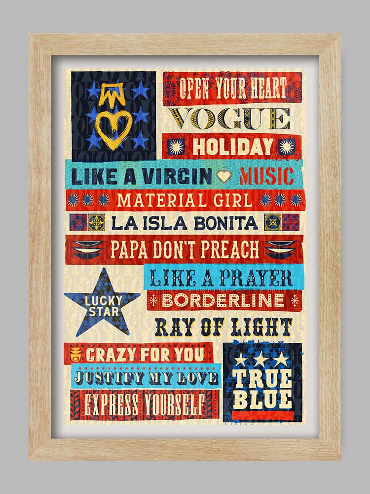 Viva Madonna - Music Print