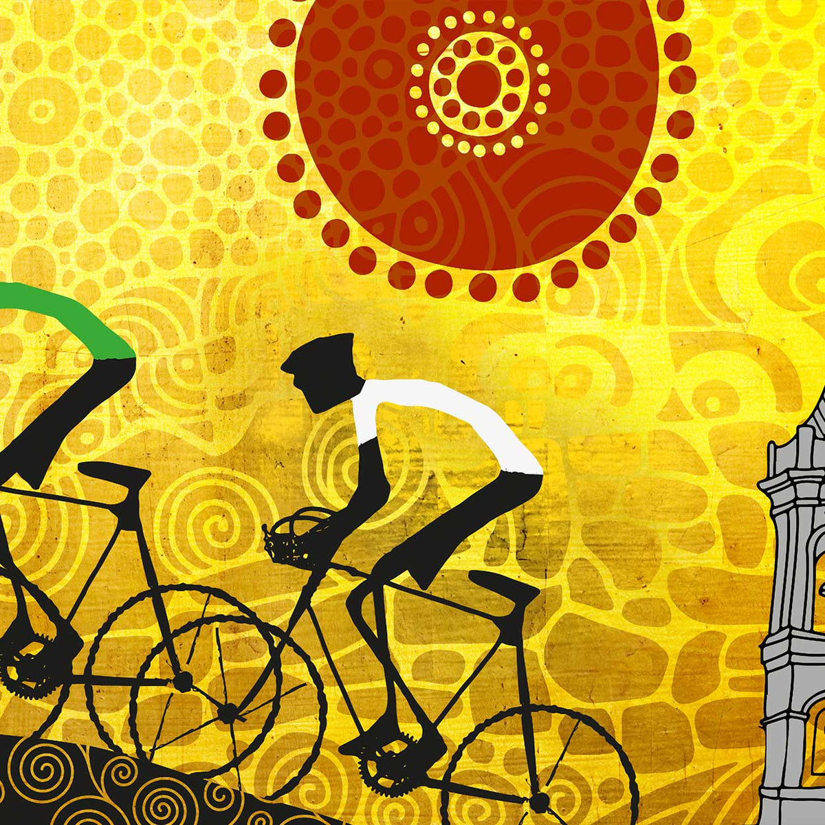 Vuelta a España, La Mancha - Cycling Print