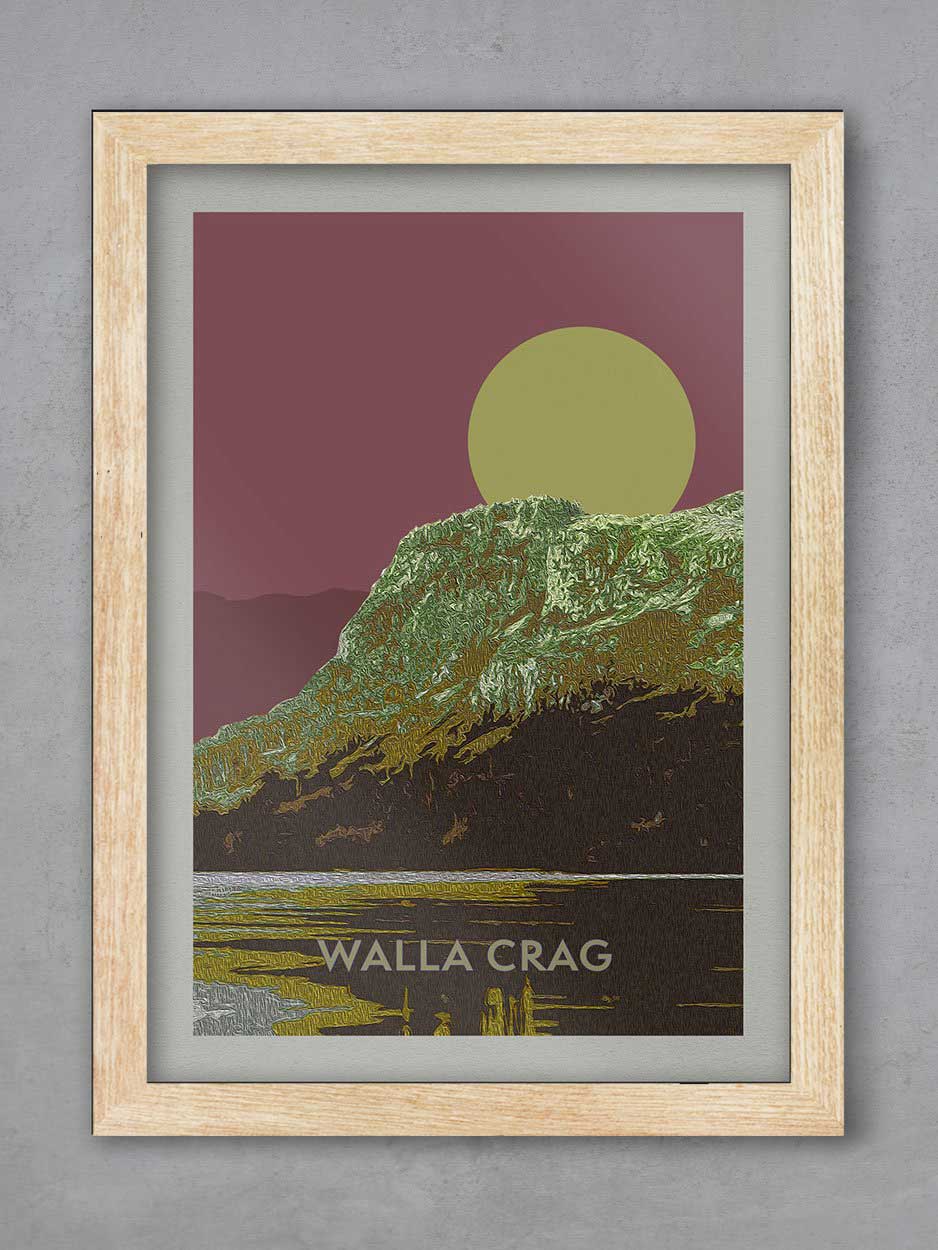 Walla Crag Sunset - Lake District Print