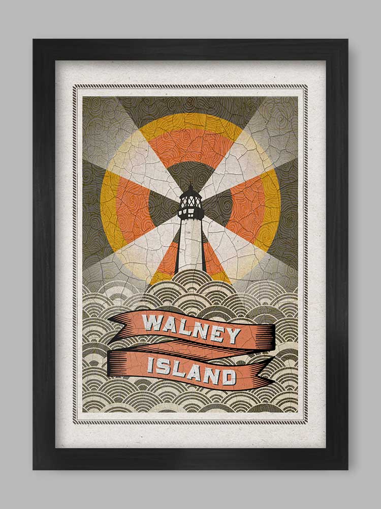 Walney Island Poster print