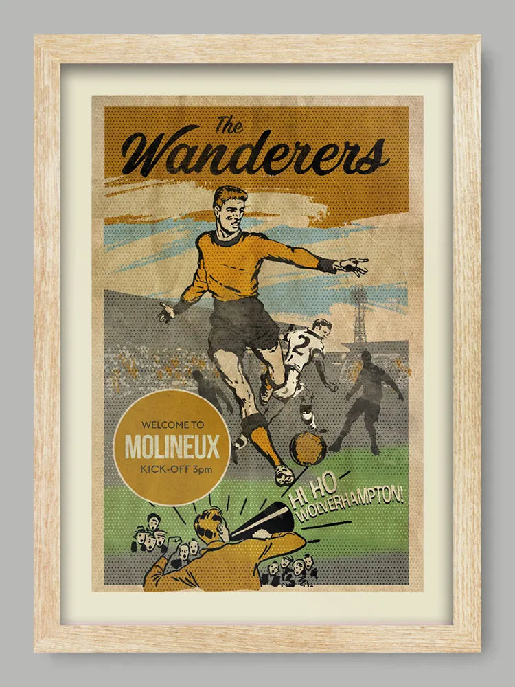 The Wanderers, Wolverhampton Wanderers - Football Print
