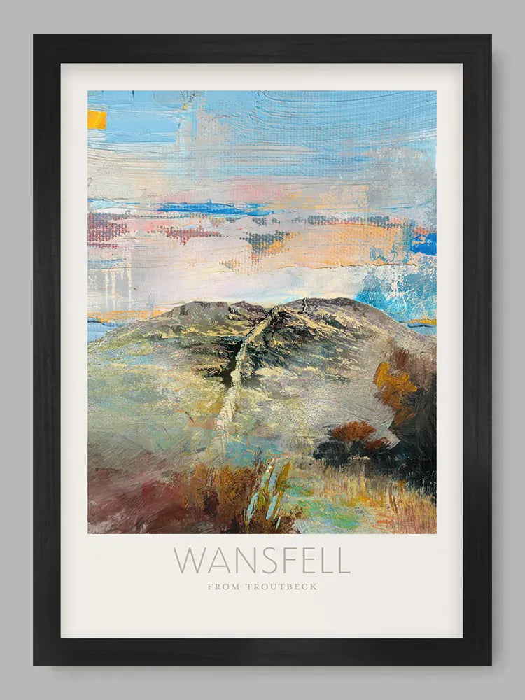 Wansfell From Troutbeck - Lake District Print