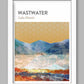 Wastwater Abstract - Lake Dstrict Poster Print