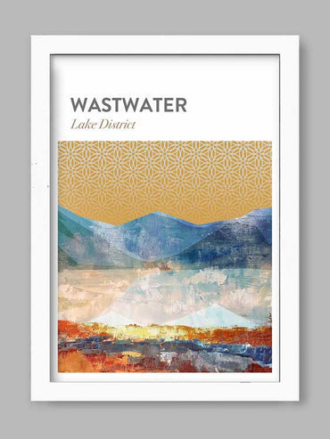 Wastwater Abstract - Lake Dstrict Poster Print