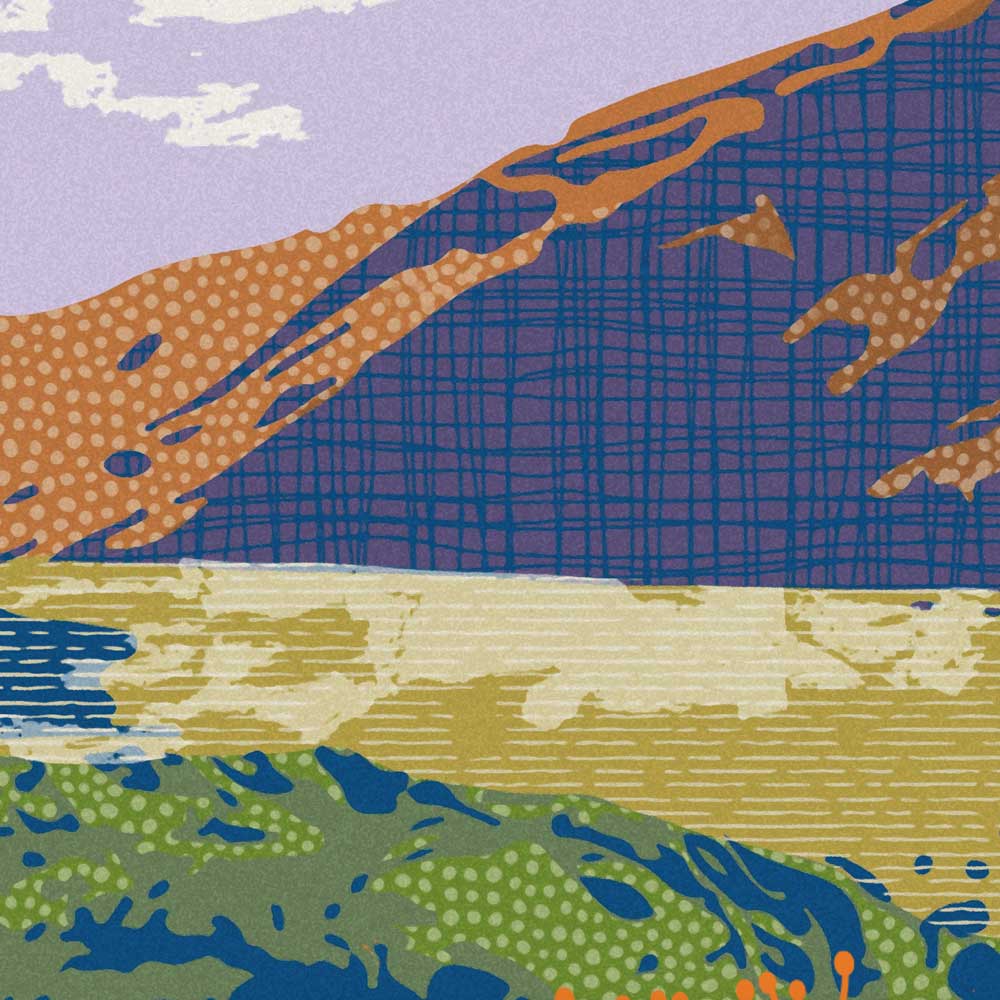 Wastwater, the finest view in England - Lake District Print