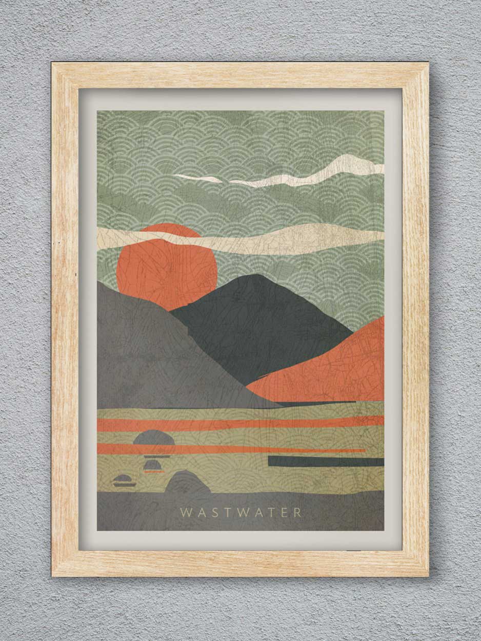 Wastwater The Lake Print