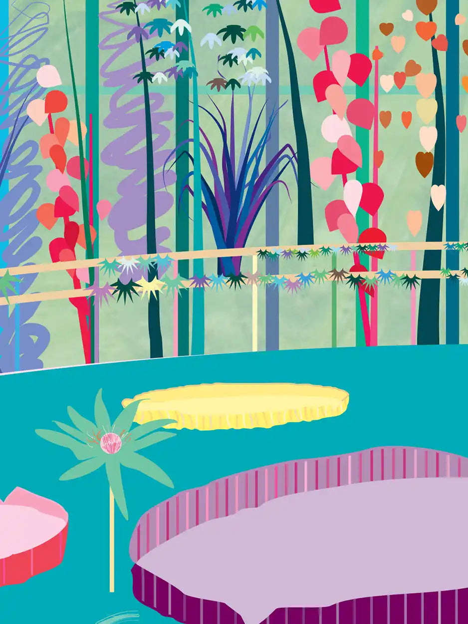 Waterlily House Print