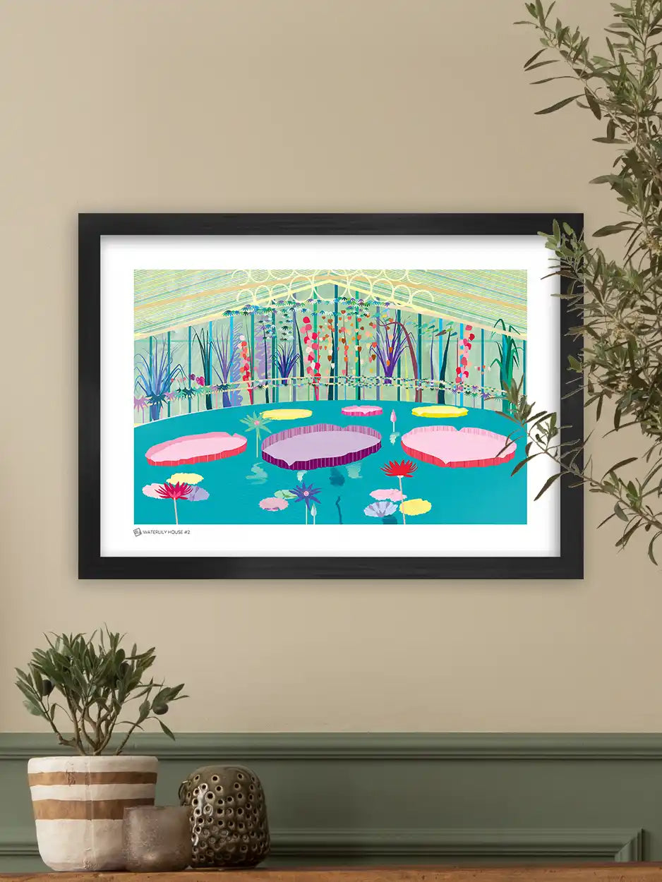Waterlily House Print