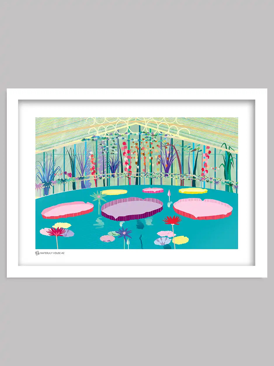 Waterlily House Print