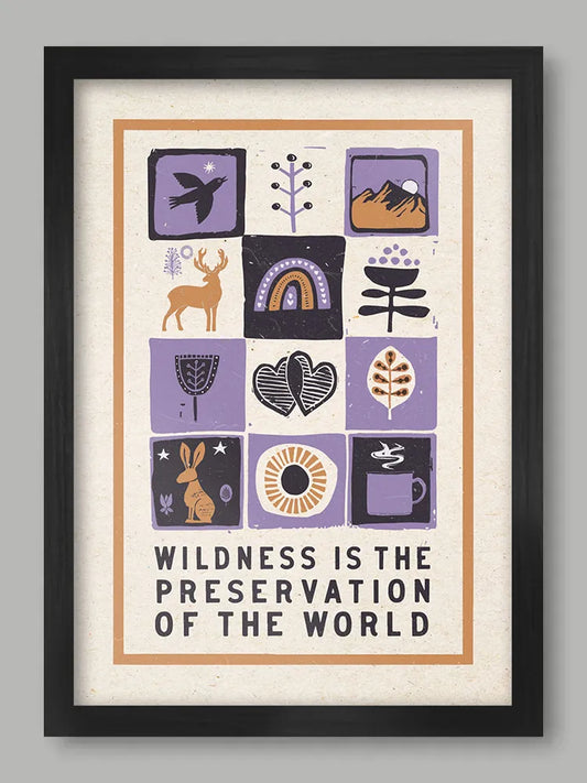 Wildness  - Nature Poster Print