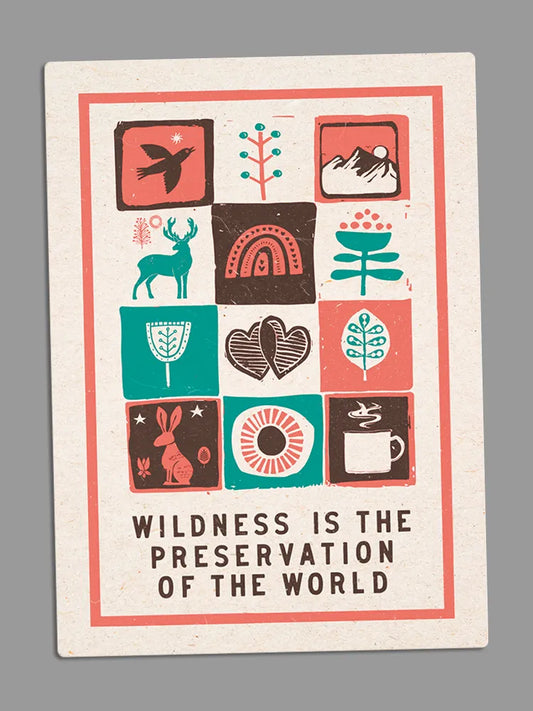 wildness fridge magnet