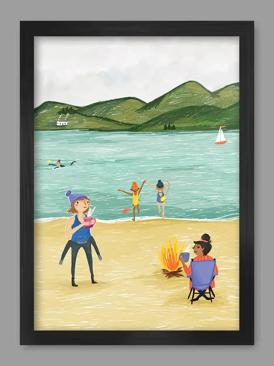 Swim Day Print