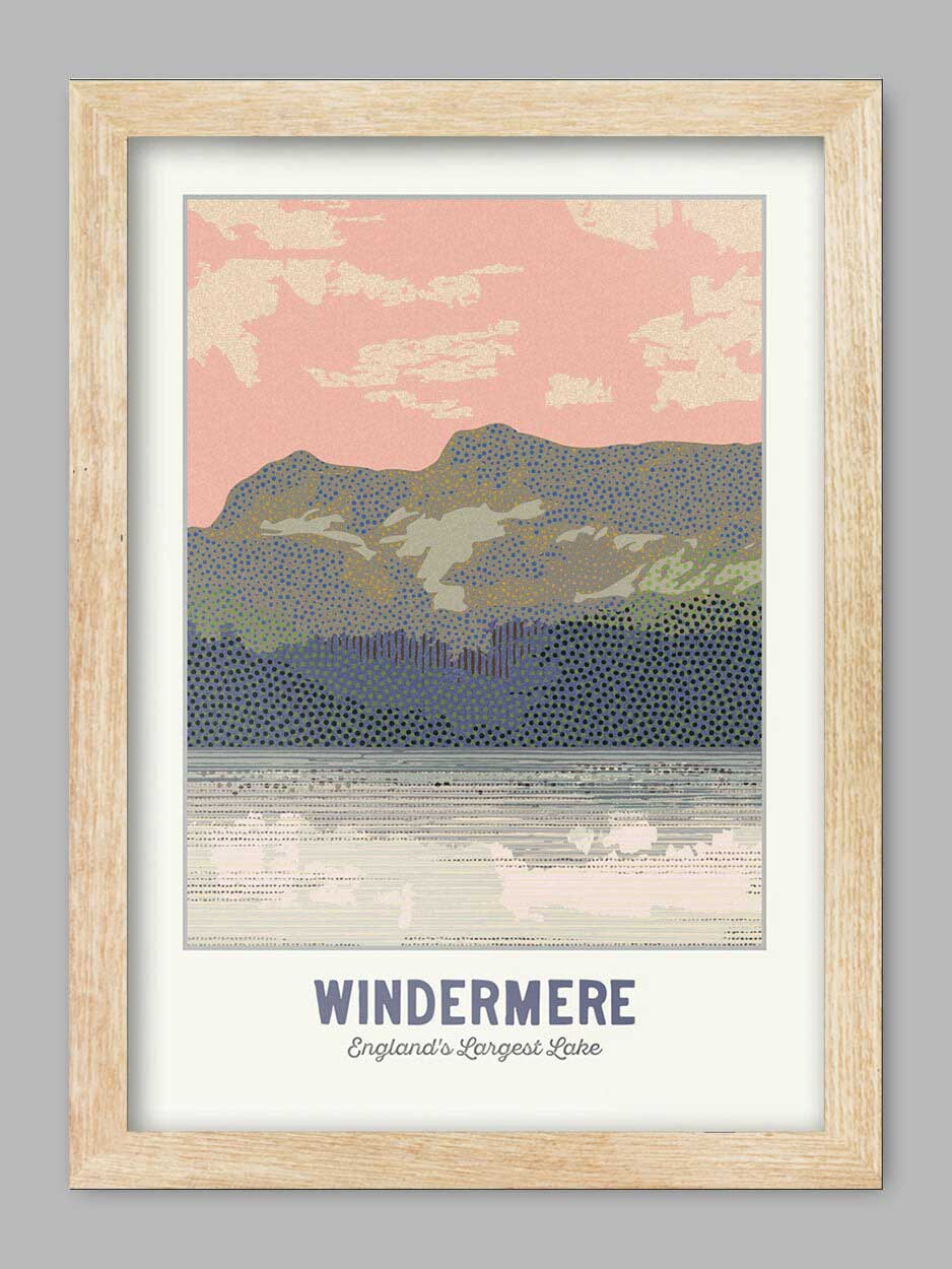Windermere - England's Largest Lake - Lake District Print