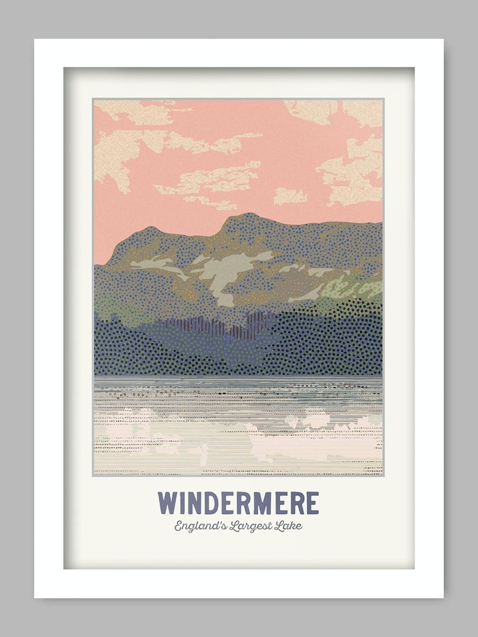 Windermere - England's Largest Lake - Lake District Print