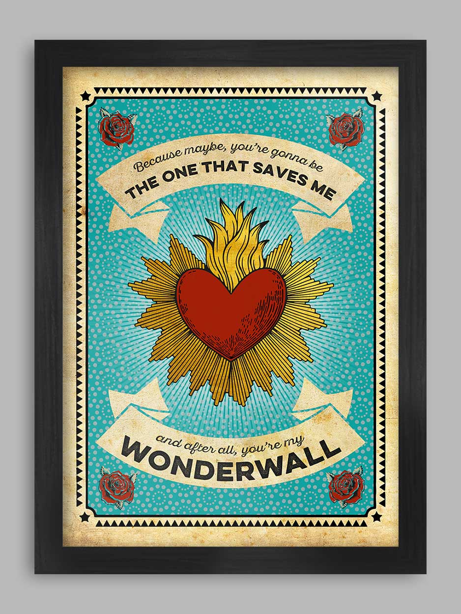 Wonderwall - Music Print