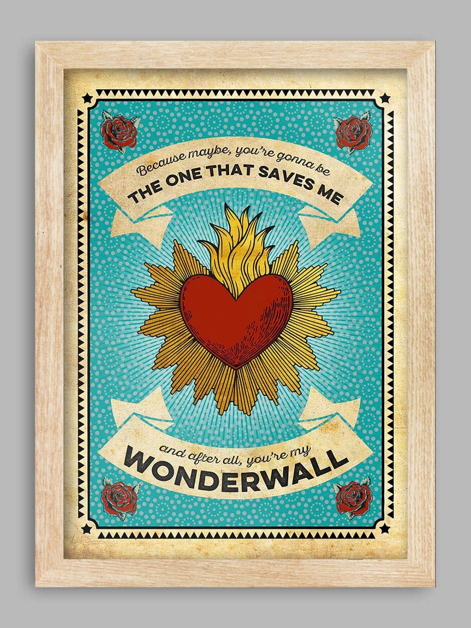 Wonderwall - Music Print