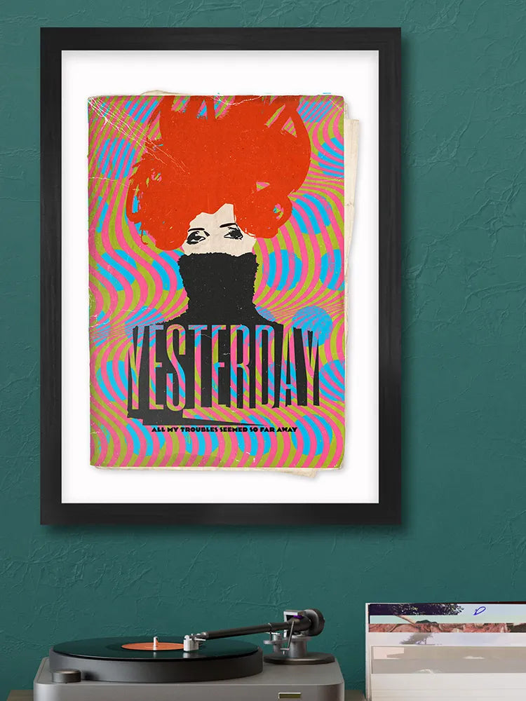 Yesterday - Music Print