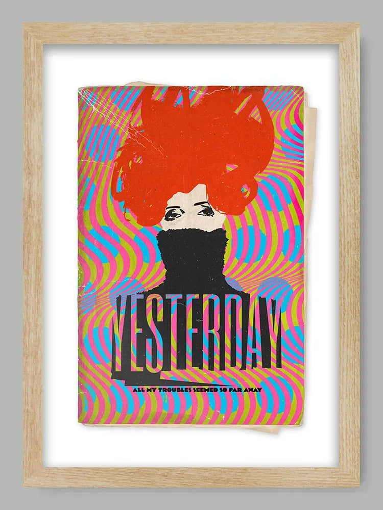 Yesterday - Music Print