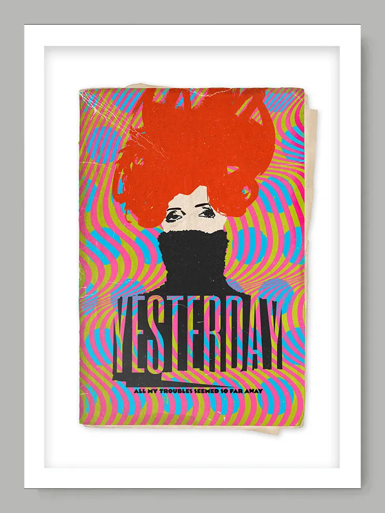 Yesterday - Music Print