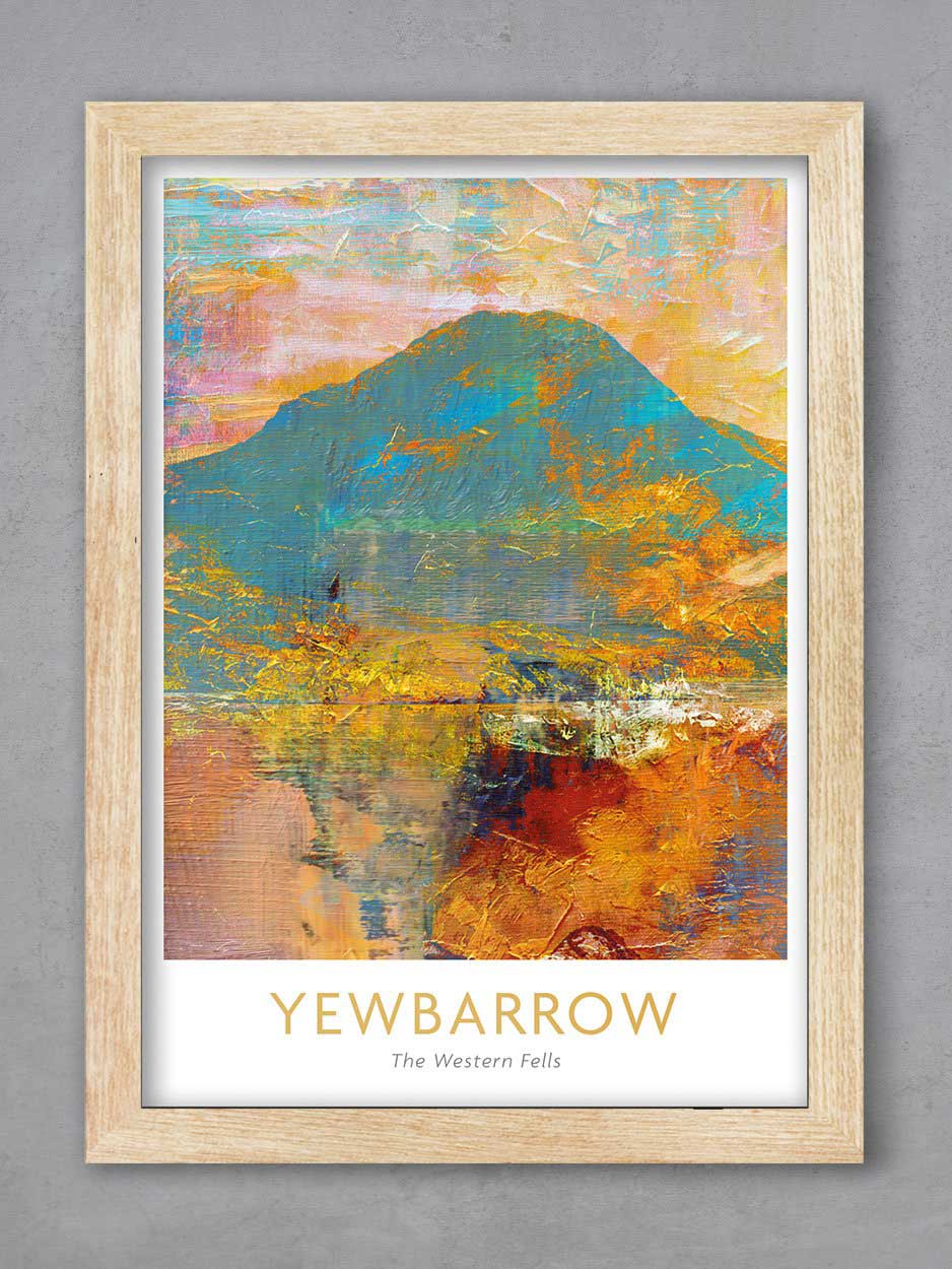 Yewbarrow Abstract - Lake District Print