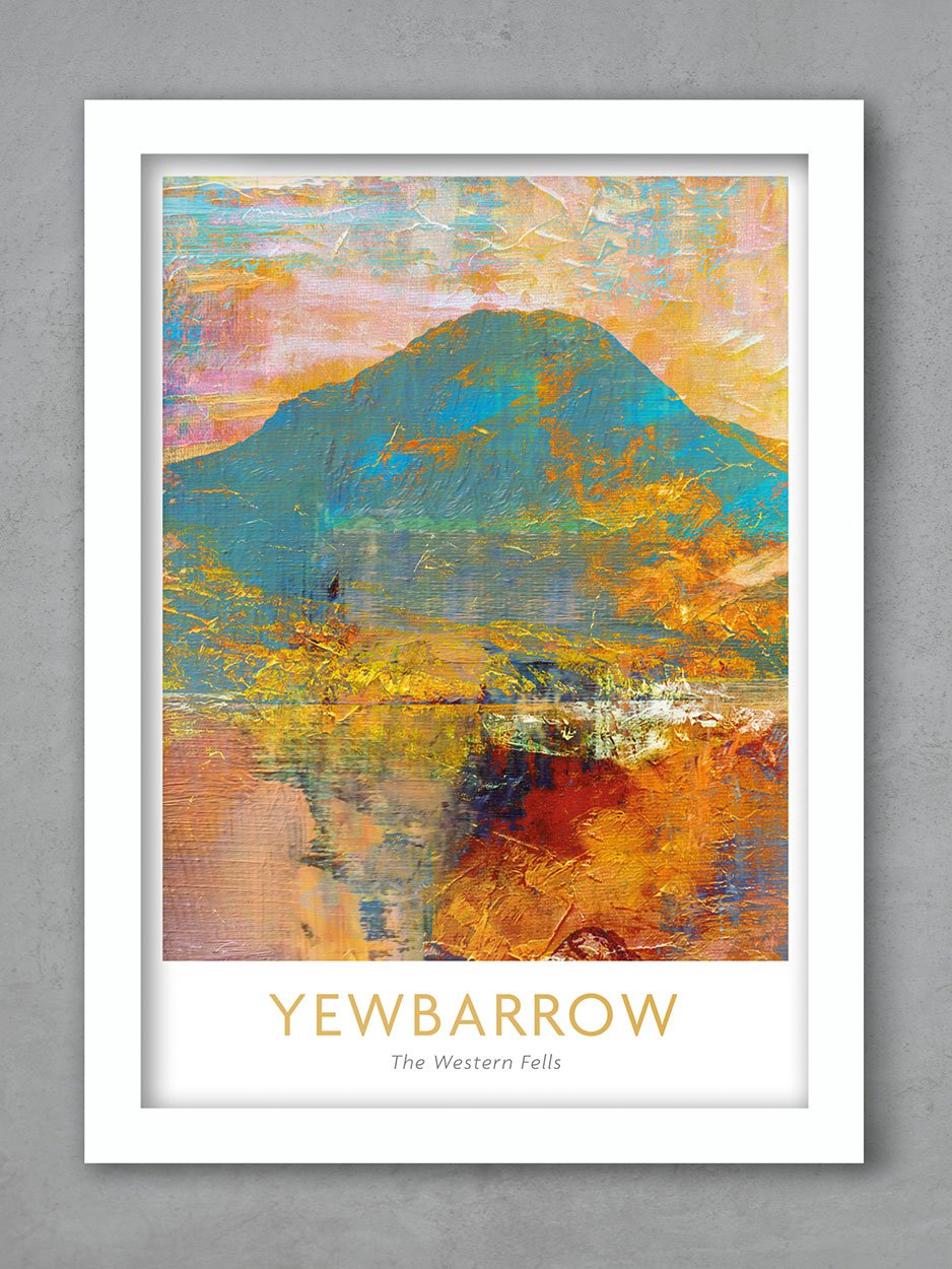 Yewbarrow Abstract - Lake District Print