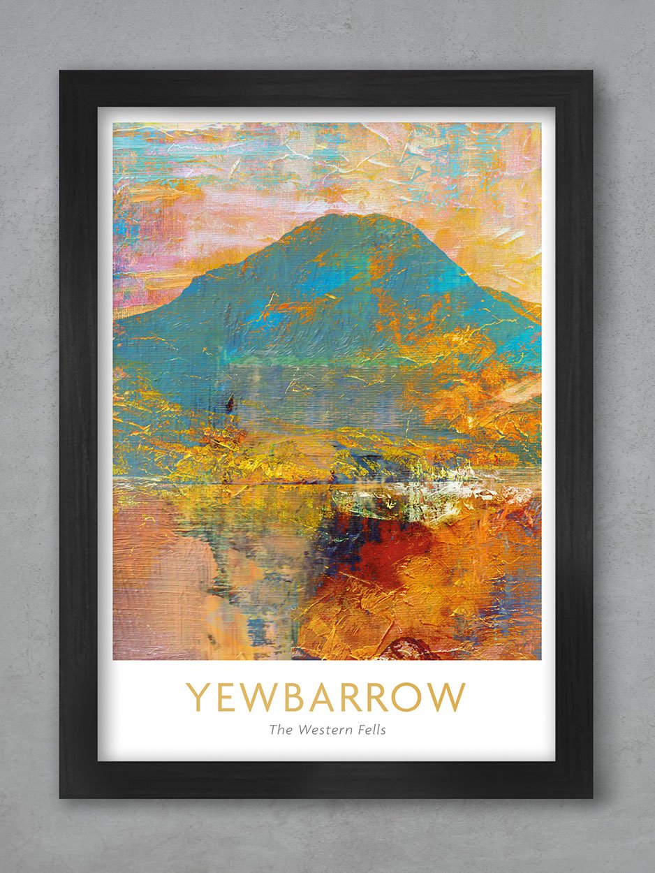 Yewbarrow Abstract - Lake District Print