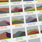 wainwright fells poster print. All 214 wainwrights